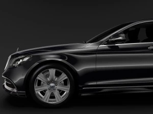 mercedes maybach s 650 guard x222 2019 3D Model