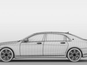 mercedes maybach s 650 guard x222 2019 3D Model