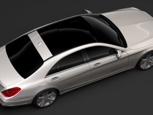 mercedes benz s 450 lang v222 2018 Modèle 3D