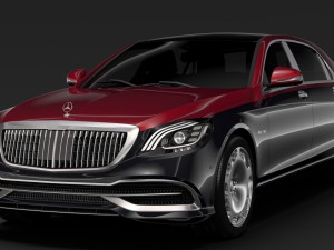 mercedes maybach s 560 4matic x222 2019 3D 模型