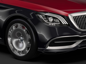 mercedes maybach s 560 4matic x222 2019 3D 模型