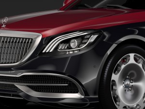 mercedes maybach s 560 4matic x222 2019 3D 模型