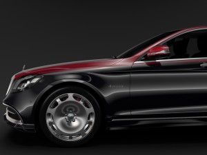 mercedes maybach s 560 4matic x222 2019 3D 模型