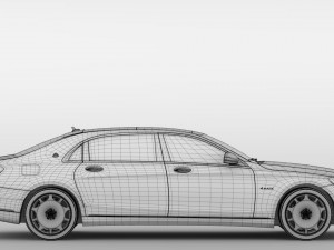 mercedes maybach s 560 4matic x222 2019 3D 模型