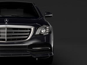 mercedes benz s 400 d lang 4matic v222 2018 3D Model