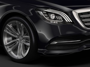 mercedes benz s 400 d lang 4matic v222 2018 Model 3D