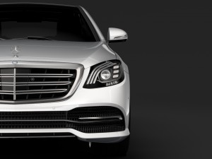 mercedes benz s 560 lang 4matic v222 2018 3Dモデル