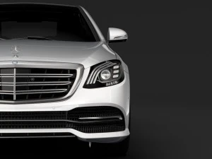 Мерседес Бенц С 560 Ланг 4matic v222 2018 3D Модель