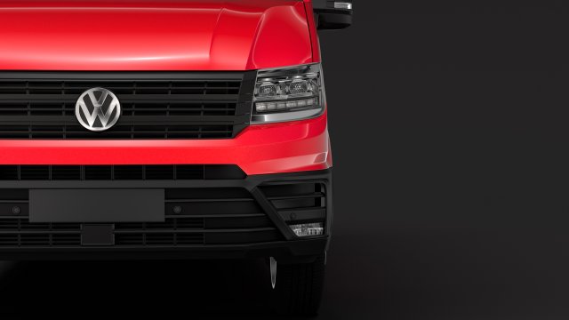 wv crafter van l2h1 2018 Modelo 3D .c4d .max .obj .3ds .fbx .stl .blend 