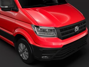 wv crafter van l2h1 2018 3D Model