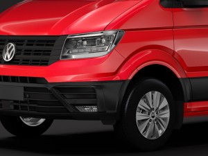 wv crafter van l2h1 2018 Modelo 3D