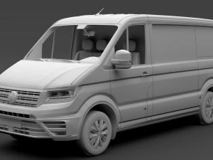 wv crafter van l2h1 2018 3D Model