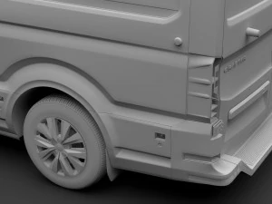 wv crafter van l2h1 2018 3D Model