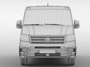 wv crafter van l2h1 2018 3D Model