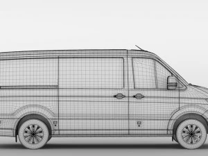 wv crafter van l2h1 2018 3D Model