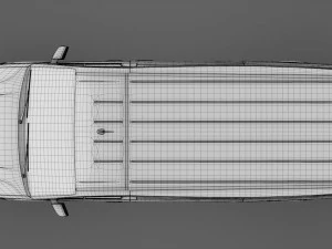 wv crafter van l2h1 2018 3D Model