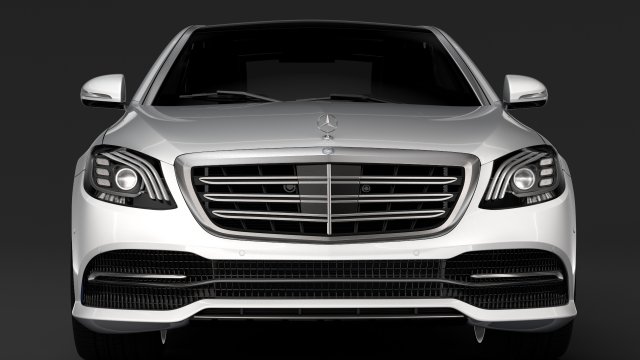 mercedes benz s 560 4matic w222 2018 Modèle 3D .c4d .max .obj .3ds .fbx .stl .blend 