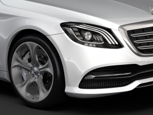 mercedes benz s 560 4matic w222 2018 Modèle 3D