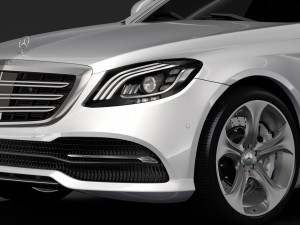 mercedes benz s 560 4matic w222 2018 Modèle 3D