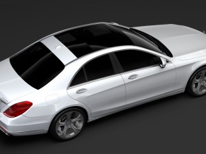 mercedes benz s 560 4matic w222 2018 Modèle 3D