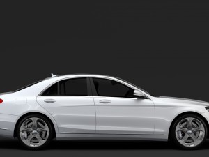 mercedes benz s 560 4matic w222 2018 Modèle 3D