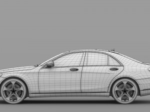 mercedes benz s 560 4matic w222 2018 Modèle 3D