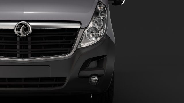 vauxhall movano l4h3 minibus 2018 Model 3D .c4d .max .obj .3ds .fbx .stl .blend 