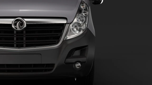 Opel Movano L4H3 minibus 2018 Modello 3D .c4d .max .obj .3ds .fbx .stl .blend 