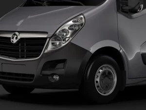 Opel Movano L4H3 minibus 2018 Modello 3D