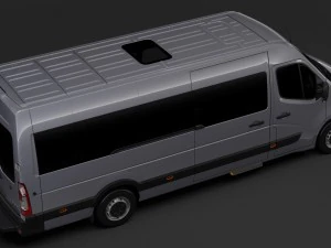 Opel Movano L4H3 minibus 2018 Modello 3D