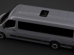 Opel Movano L4H3 minibus 2018 Modello 3D