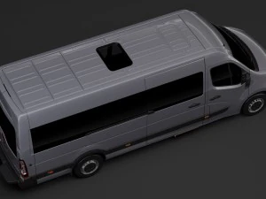 Opel Movano L4H3 minibus 2018 Modello 3D