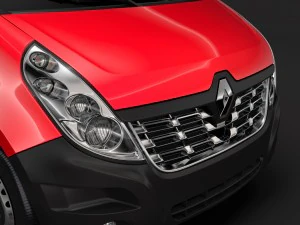 renault master l4h3 minibus 2018 3D Model