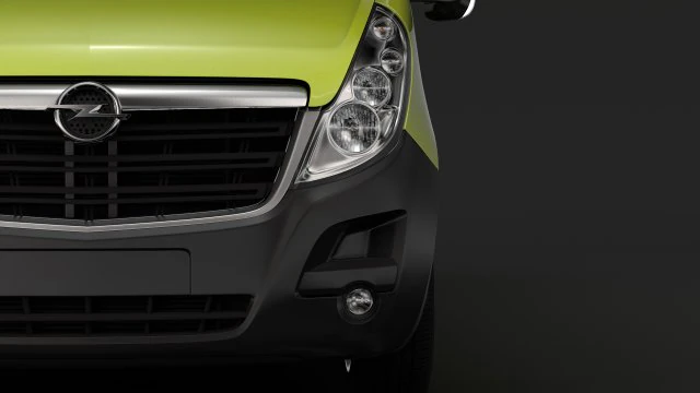 opel movano l4h3 minibus 2018 Modello 3D .c4d .max .obj .3ds .fbx .stl .blend 