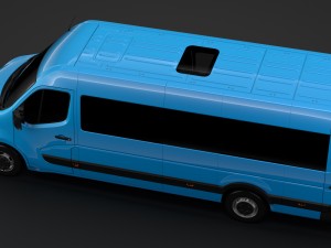 nissan nv 400 l4h3 minibus 2018 Model 3D