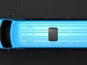 nissan nv 400 l4h3 minibus 2018 Model 3D