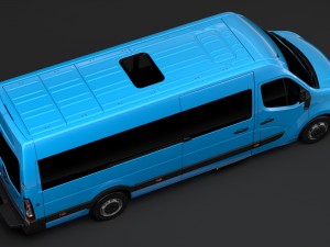 nissan nv 400 l4h3 minibus 2018 Model 3D