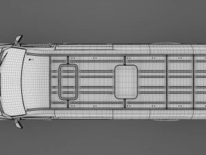 nissan nv 400 l4h3 minibus 2018 3D Model