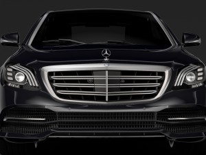 mercedes benz s 300 bluetec hybrid w222 2018 3D 모델