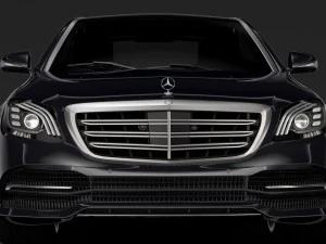 mercedes benz s 300 bluetec híbrido w222 2018 Modelo 3D