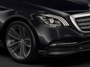 mercedes benz s 300 bluetec hybrid w222 2018 3Dモデル