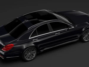 mercedes benz s 300 bluetec hybrid w222 2018 3D Model