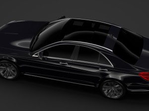 mercedes benz s 300 bluetec hybrid w222 2018 3Dモデル
