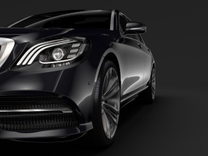 mercedes benz s 300 bluetec hybrid w222 2018 3Dモデル