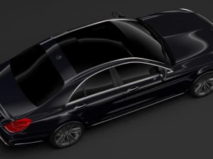 mercedes benz s 300 bluetec hybrid w222 2018 3D Model