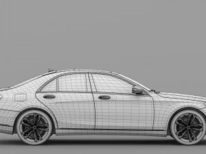 mercedes benz s 300 bluetec hybrid w222 2018 3D Model
