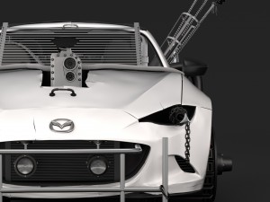 mad max mazda mx 5 maita crusher 3D Model