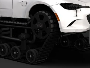 mad max mazda mx 5 maita crusher 3D Model
