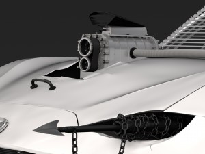 mad max mazda mx 5 maita crusher 3D Model