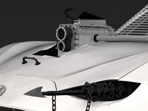 mad max mazda mx 5 maita crusher 3D Model